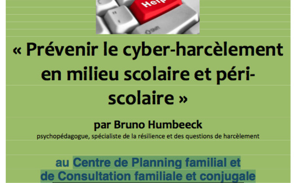 Wavre : CONFERENCE Jeudi 20 octobre à 14h