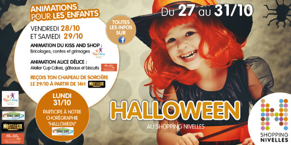 Halloween au Shopping de Nivelles !