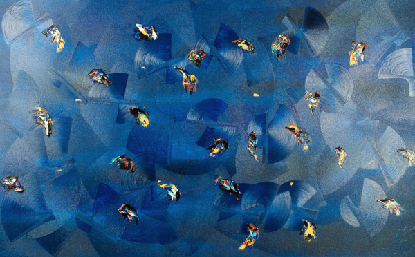 Waterloo : Isabelle Belloi et Gini, un binôme artistique entre photographie et peinture.