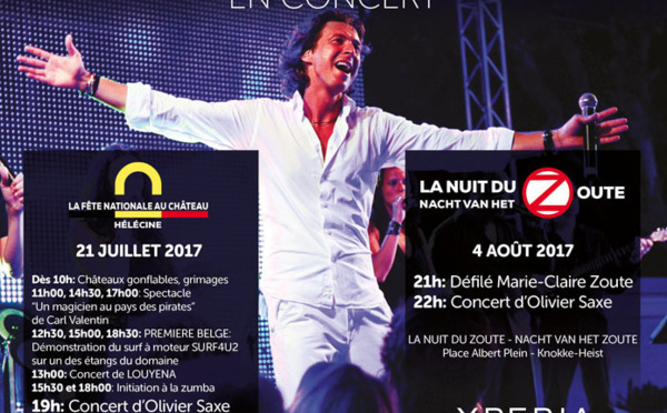 21 juillet à Hélécine : Olivier Saxe en concert !