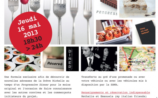 Waterloo Progressive Dinner - Drève Richelle