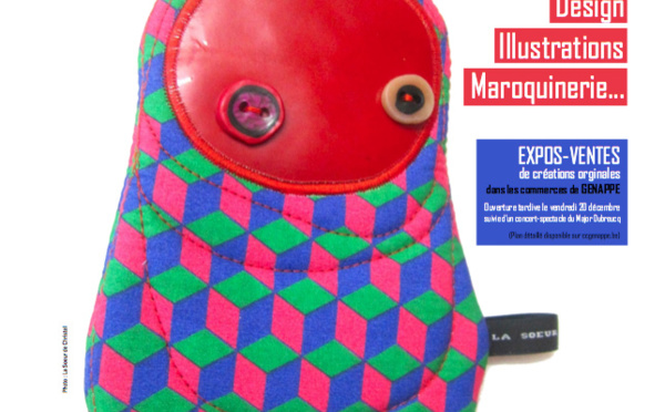 Genappe : Vitr'In de Créateurs Le Père Noël est un créateur