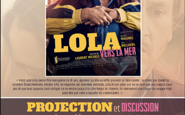 Projection gratuite "LOLA VERS LA MER" | Le 13 mai 2022 | Wavre