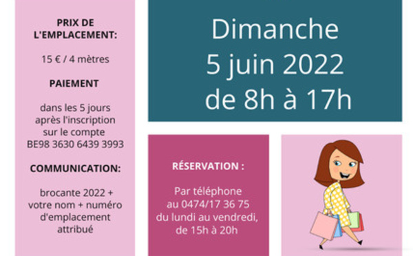 Rixensart : Braderie-Brocante du Centre