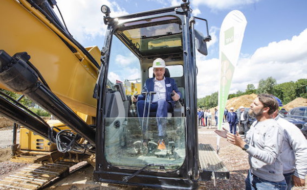 La construction du Green Business Park Nivelles Sud a commencé