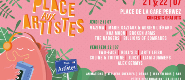 Place Aux Artistes à Perwez le 21 et 22 juillet