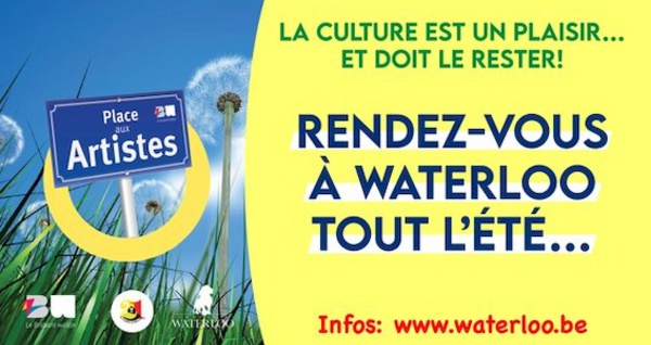 "Place aux artistes" prend ses quartiers à Waterloo!