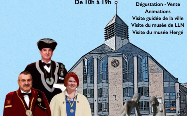 Journée annuelle des confréries à Louvain-la-Neuve ce 17 août
