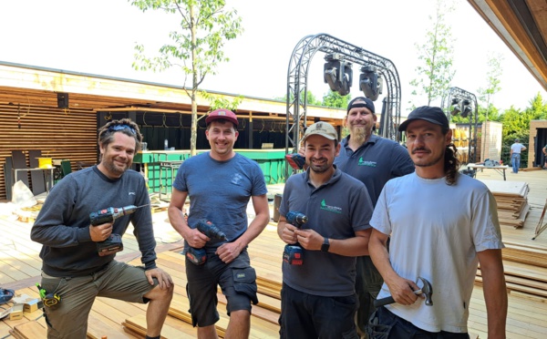 Nouvelle terrasse branchée du Brabant wallon