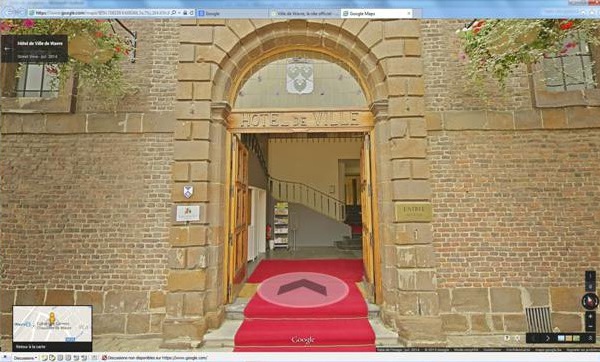L'Hôtel de Ville de Wavre en Google Street View !