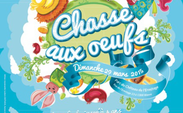 Chasse aux œufs des Jeunes MR de Wavre et du Bourgmestre en titre Charles Michel