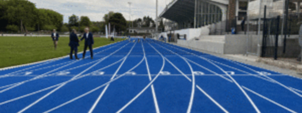 Inauguration de la nouvelle piste d’athlétisme à huit couloirs à Nivelles