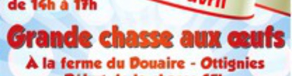 Grande chasse aux oeufs à Ottignies!