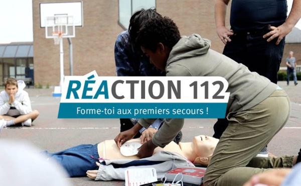 Réaction 112 : une formation aux premiers soins pour les jeunes âgés de 14 à 18 ans, ces 4 et 5 janvier 2024