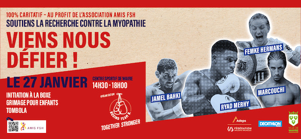Wavre le 27 Janvier : Un Rendez-vous Boxe Plein d'Émotion pour la Bonne Cause