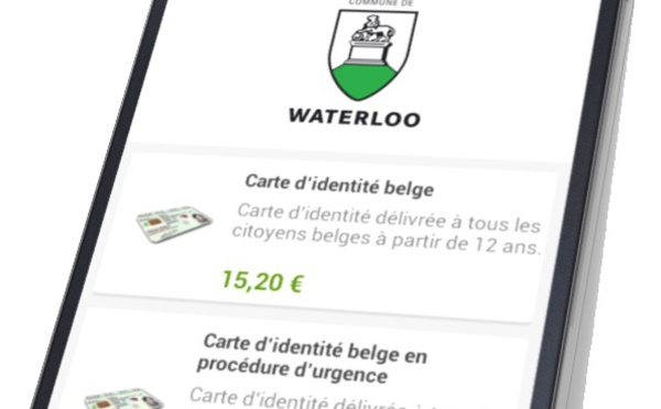 Waterloo, Commune pilote pour les paiements mobiles !