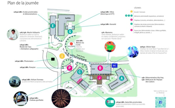 Le plan des festivité de samedi ! Le BW en vue !