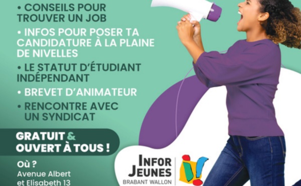 10e édition du salon du job étudiant » organisé par Infor Jeunes Brabant wallon
