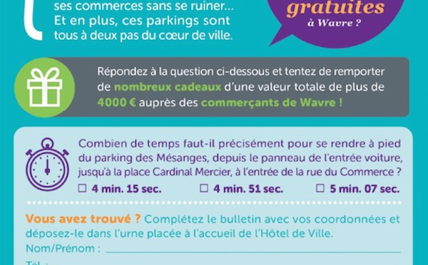 Concours « Parkings Gratuits » Remise des prix aux gagnants