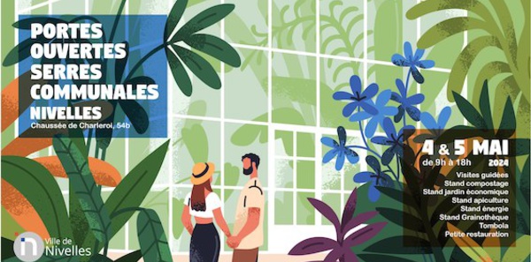 Portes ouvertes des serres communales de Nivelles : Explorez l'univers botanique!