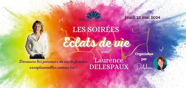 Soirée "Éclats de vie" avec Laurence Delespaux en invité