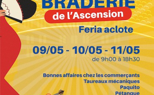 Féria Aclote : La Braderie de l'Ascension enflamme Nivelles !