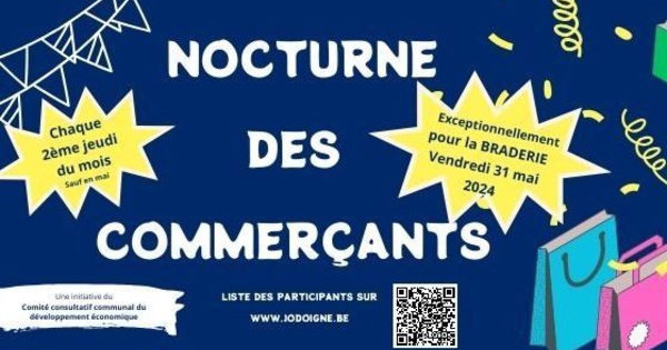 Jodoigne s'illumine : Les Nocturnes des Commerçants, une soirée shopping à ne pas manquer !