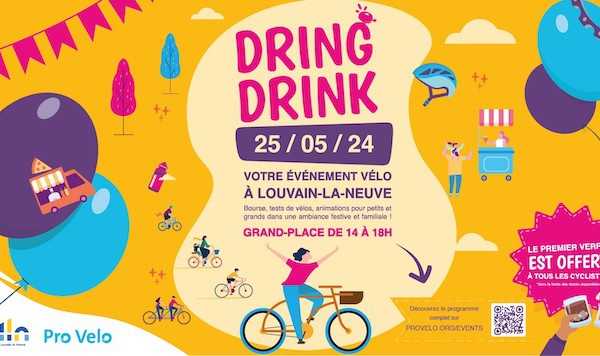 Journée vélo familiale à Louvain-la-Neuve : Dring Drink vous invite à pédaler en fête !