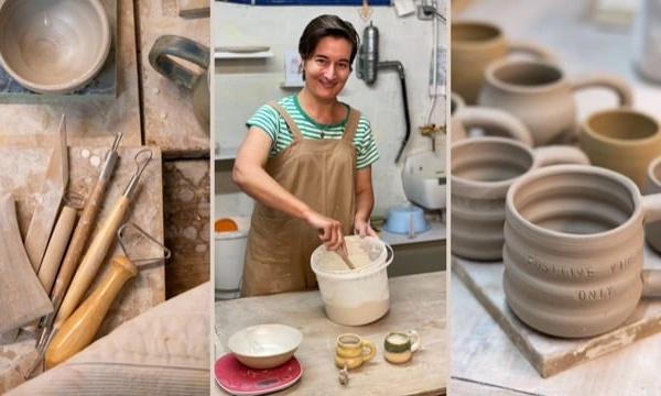 Aurore Declève : La passion de la poterie au bout des doigts à l'atelier Au Chat d’Argile à Waterloo