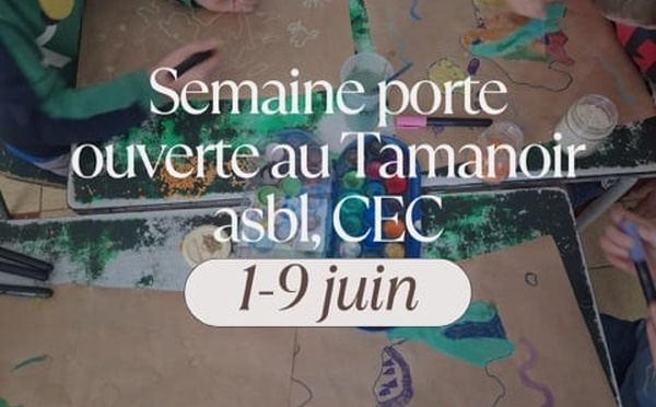 Plongez dans l’univers du Tamanoir : une semaine d’ateliers, d’expos et de balades créatives !
