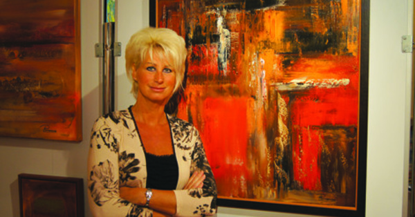 Patricia Timmermans, sculptrice et peintre.
