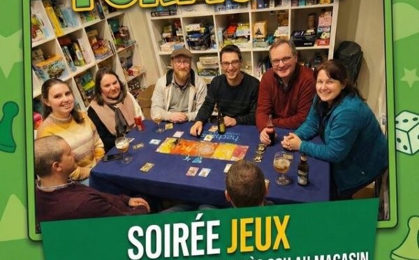 Soirée jeux mensuelle : Les Idées Bleues invitent petits et grands à une nuit ludique