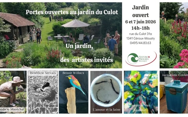 Portes ouvertes au Jardin du Culot : art, écriture et musique au cœur du jardin