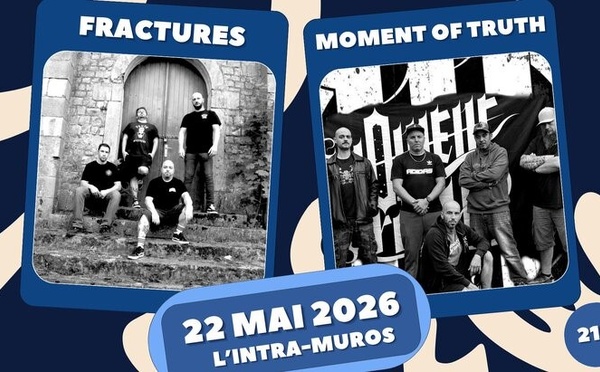 Fractures + Moment of Truth à L’Intra-Muros : hardcore et metal entre urgence et intensité
