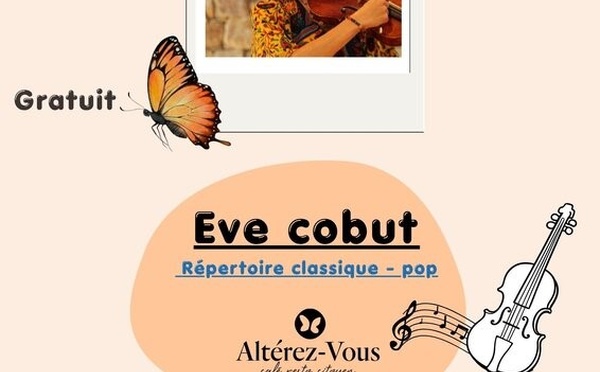 Eve Cobut en concert : le classique et la pop se retrouvent en terrasse