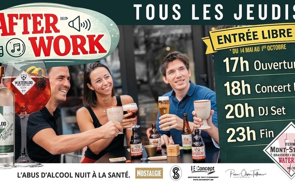 Waterloo Beergarden Afterwork : une nouvelle saison démarre à la Ferme de Mont-Saint-Jean