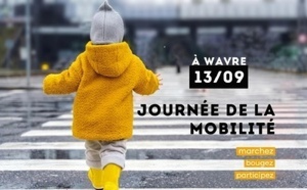 Marchez, bougez, participez : Wavre se met en mouvement le 13 septembre
