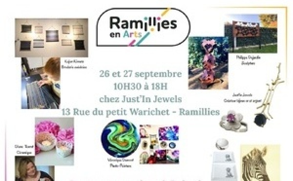 Ramillies en Arts : l'atelier Just'In Jewels ouvre ses portes à cinq artistes