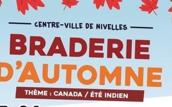 Braderie d'Automne à Nivelles : le Canada s'invite en centre-ville