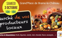 Braine-le-Château : la Grand'Place se remplit de producteurs et d'artisans